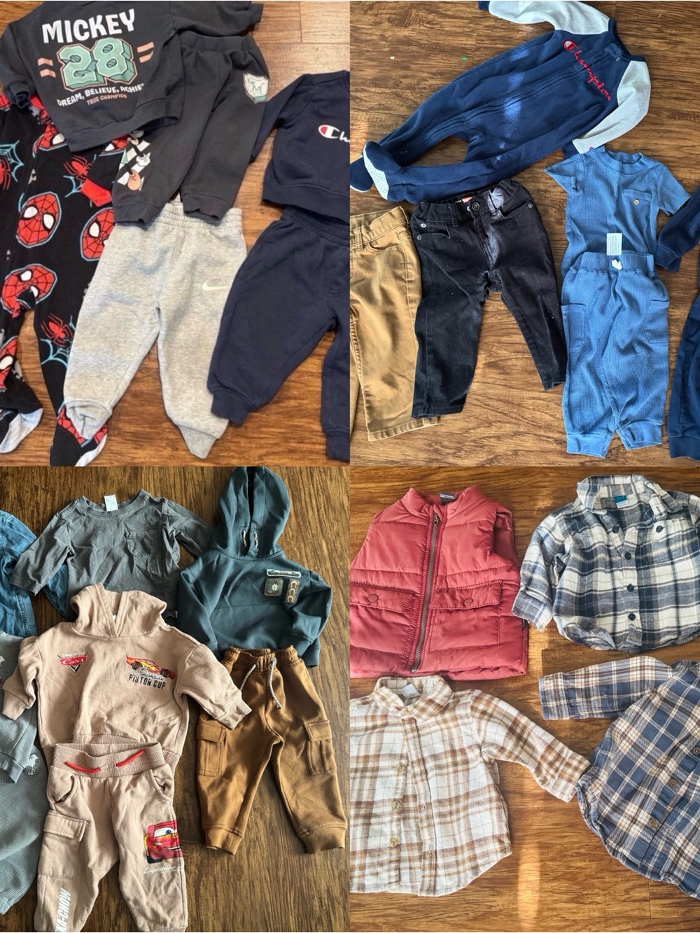 Bundle of toddler boy clothes